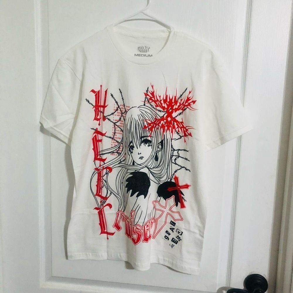 Brand New Goat‎ Crew Hellraiser Short Sleeve T-Shirt White For Men Size Medium
